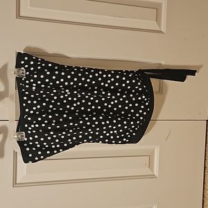 Athena Riviera Dot Blouson Bandini Top